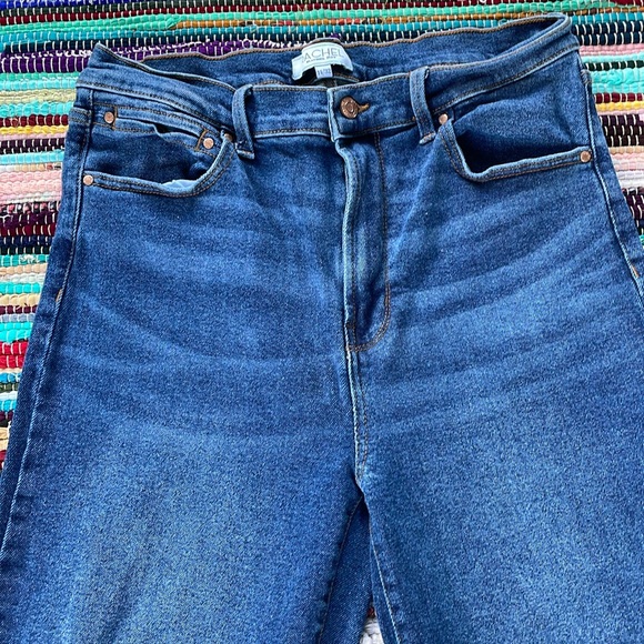 Rachel Rachel Roy Distressed Wide Leg Ankle Jeans-#1954+ - Picture 2 of 15